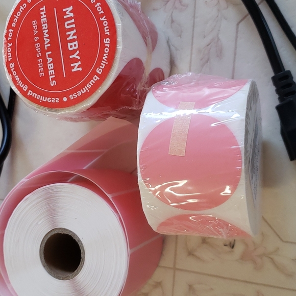 Sticker Printer Muynbyn Pink Sticker Label Maker Sticker Sheet Red Heart Labels - Picture 10 of 16